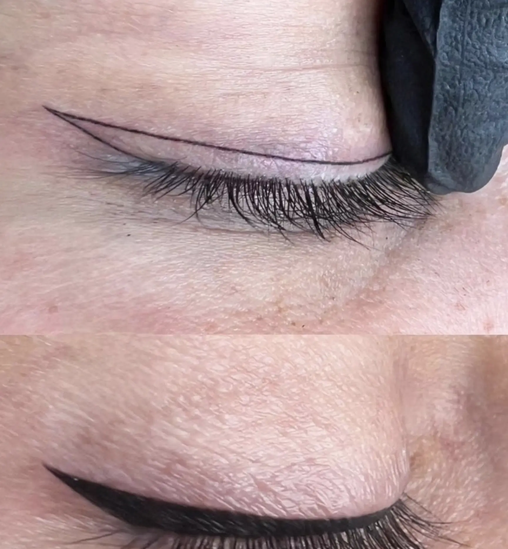 Permanent eyeliner